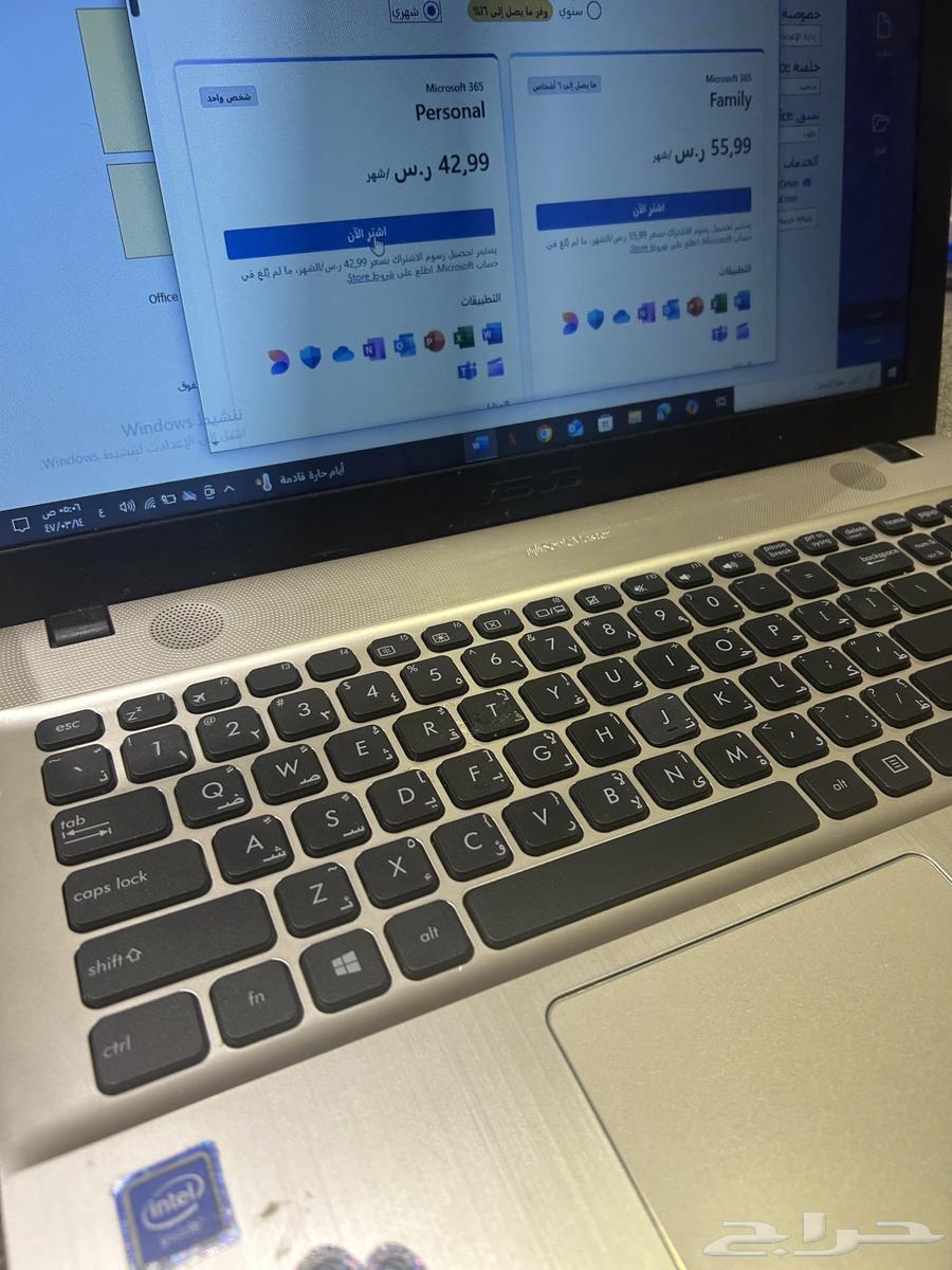 لاب توب اسوس مستعمل للبيع64434674092419110