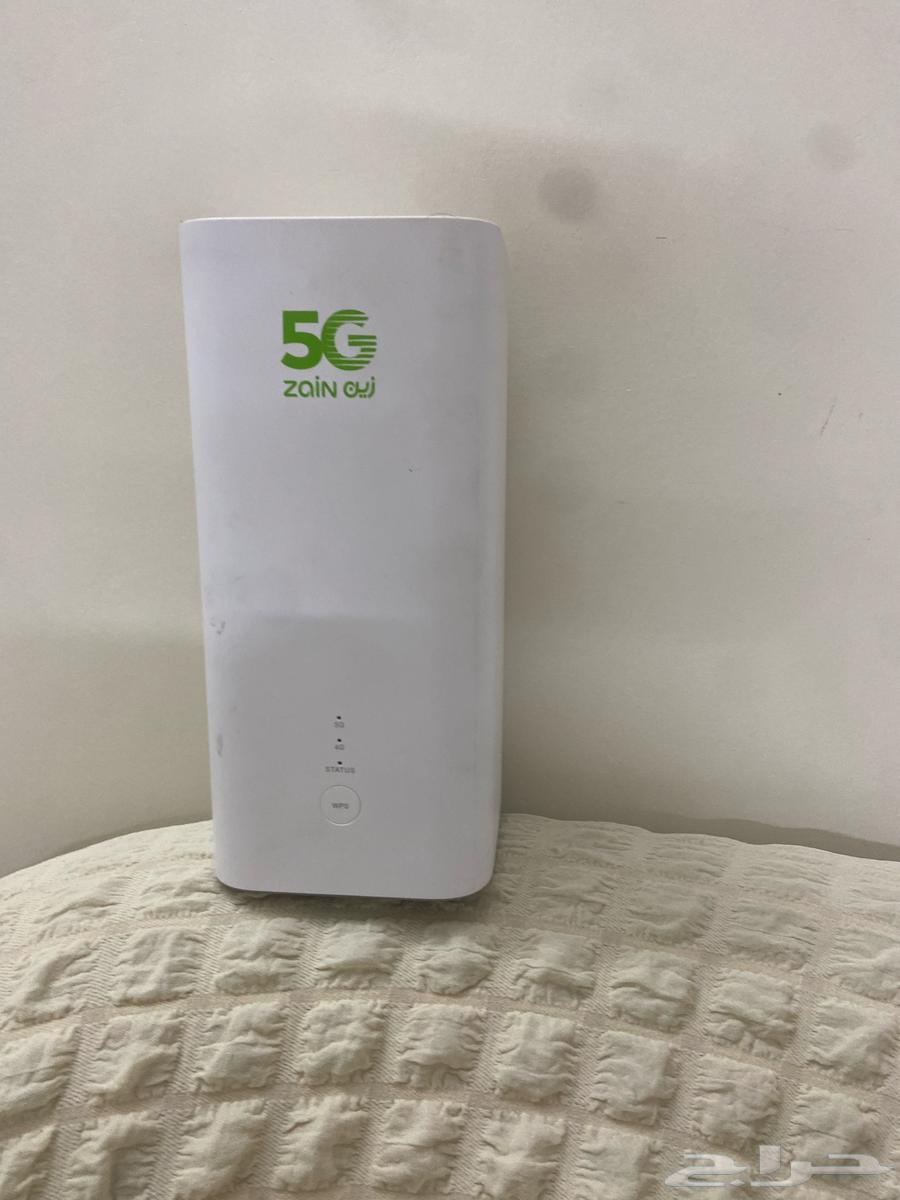 Almost new Zain router supporting 5G and 4G64442090154371110