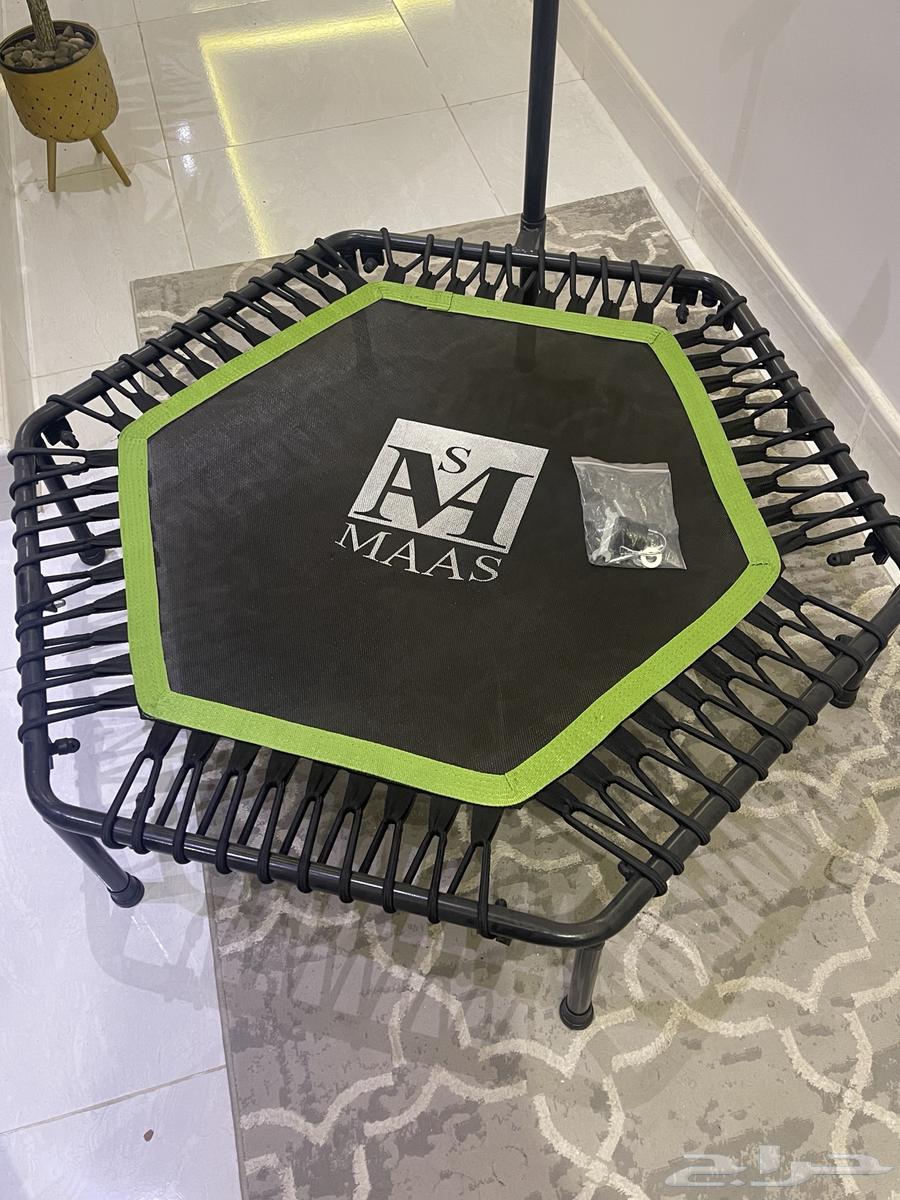 ترامبولين 112 سم في 112 سم شبه جديد مخزن64441377608579110