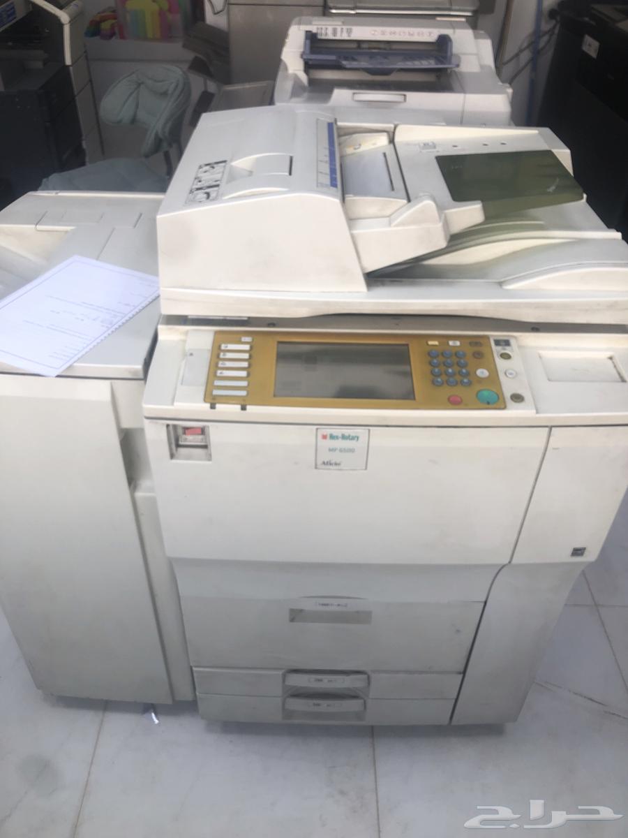 موجود طابعه ريكوه عادي وطابعه توشيبا ملون بحاله جيده64435741104385110