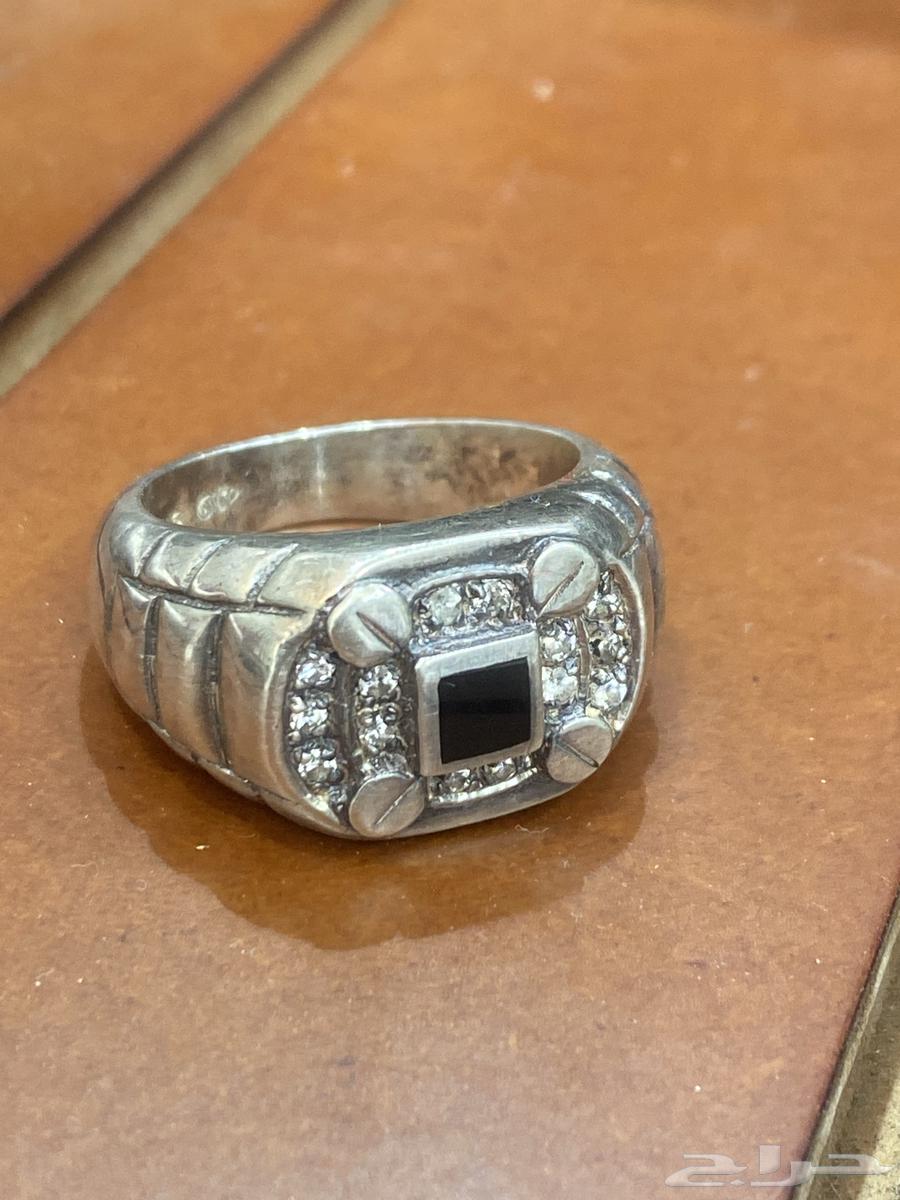 خاتم فضة رجالي إيطالي عيار 925 راقي64435984270083113