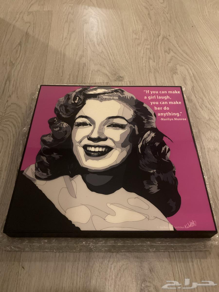 لوحة مارلين مونرو Marilyn Monroe مع تعليقة جدار64441022187907112