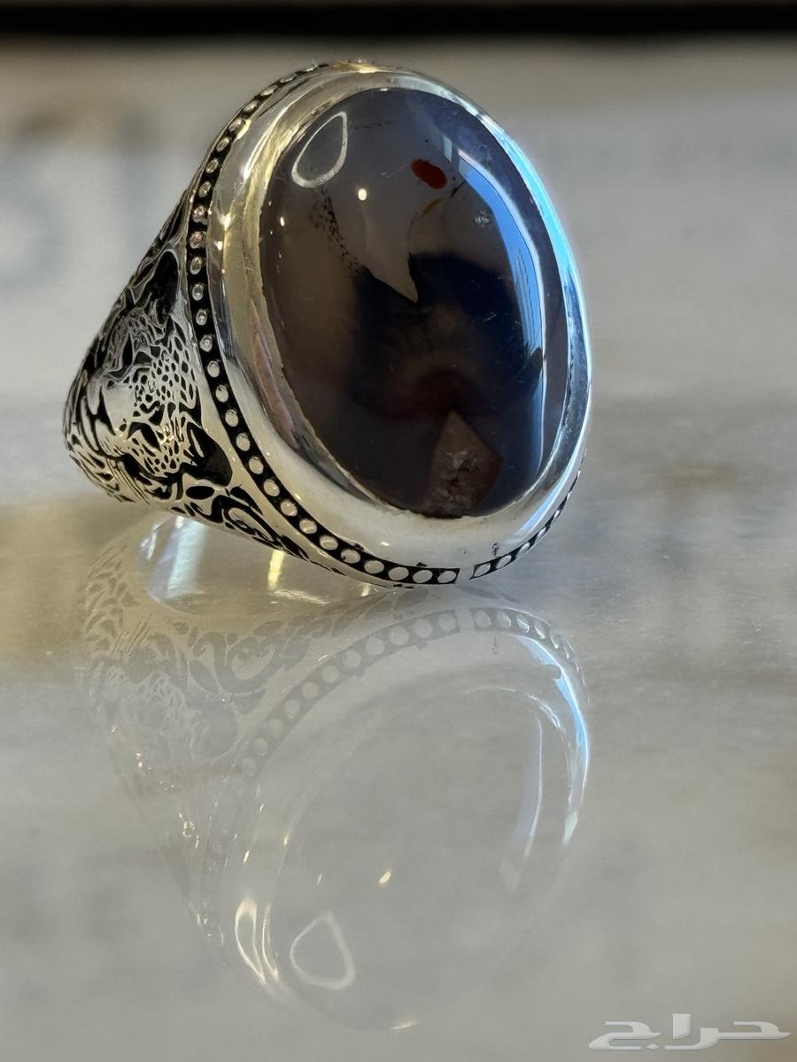 خاتم فضة 990 صياغة الصائغ S64434442794243110