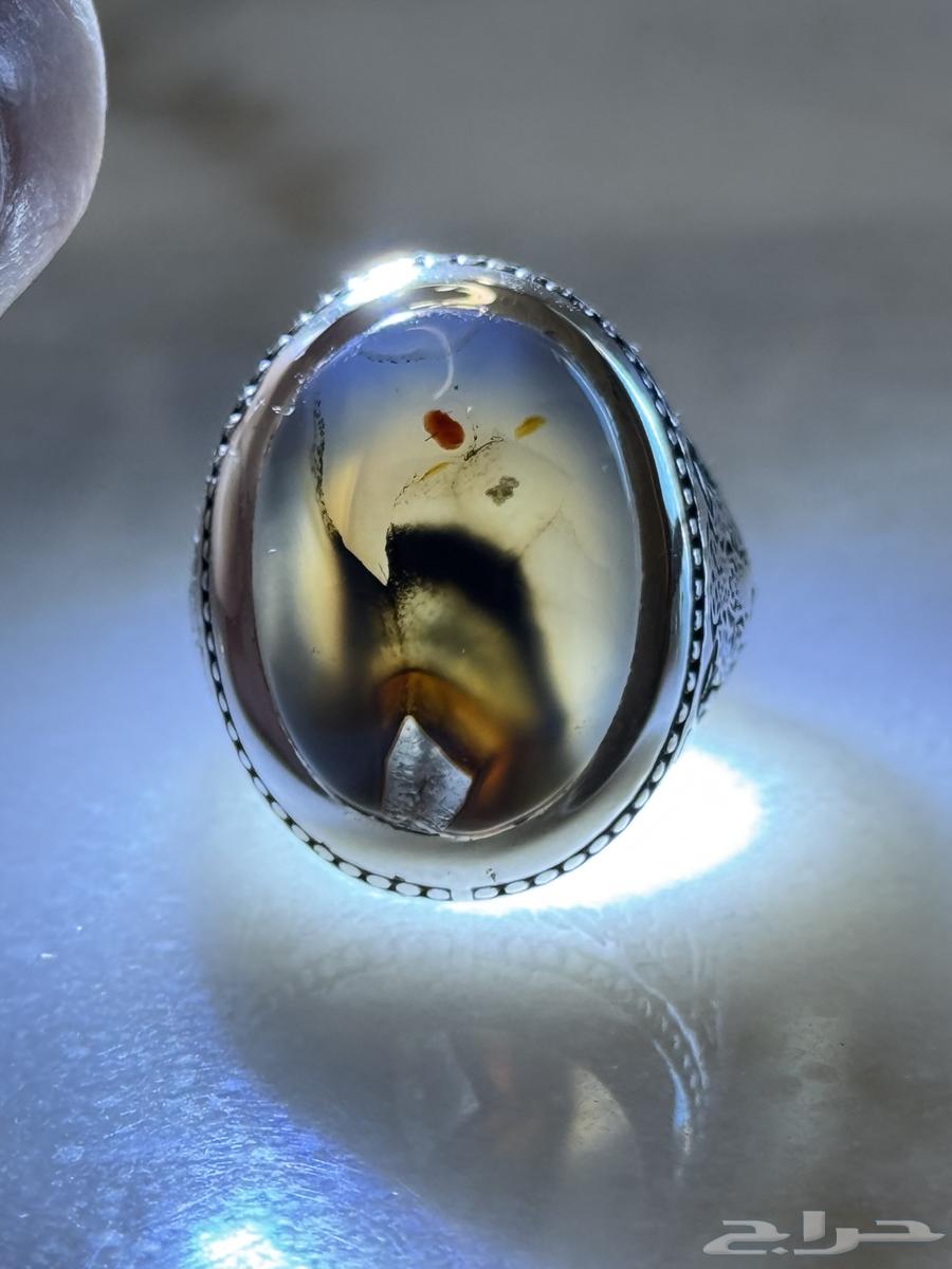 خاتم فضة 990 صياغة الصائغ S64434442794243113