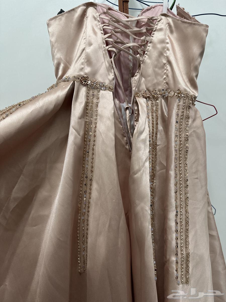 فستان مناسبات فخم غير ملبوس نهائي يلبس سمول ومديم ولارج64439185830147113