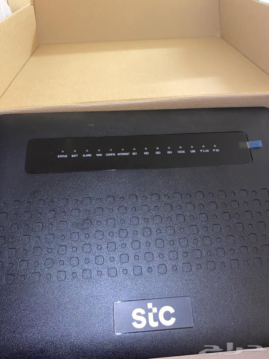 جهاز stc الياف بصريه جديد مع جميع الاسلاك64437059100930110