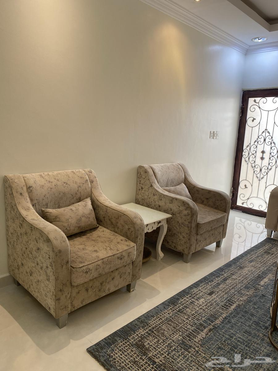 Sofa for sale with tables and curtain64437194021889111