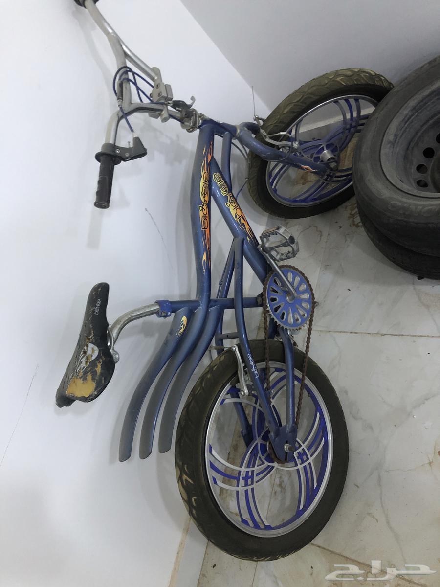 سيكل جديد مقاس كبير كل شي سليم بس كفرات منسمه ب 200 ريال64439774790146112