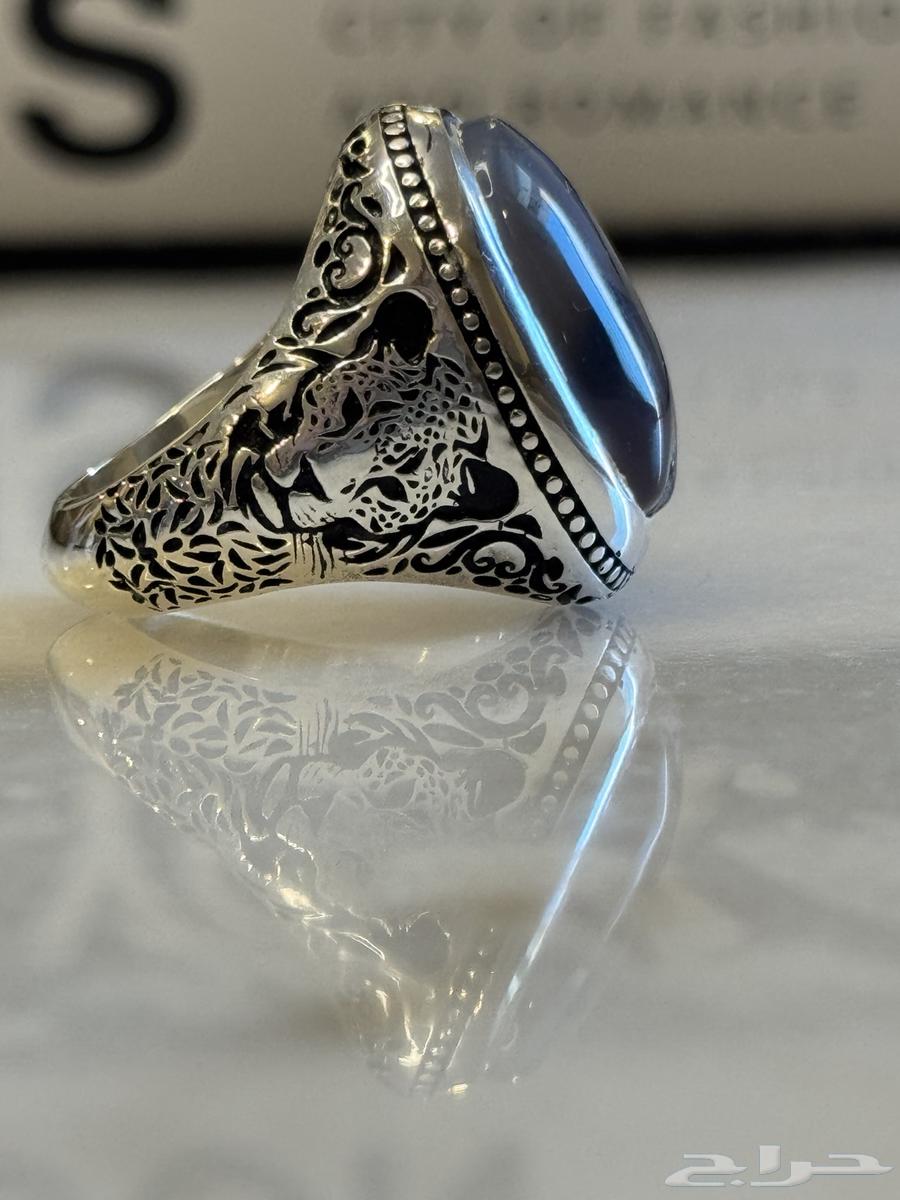 خاتم فضة 990 صياغة الصائغ S64434442794243111