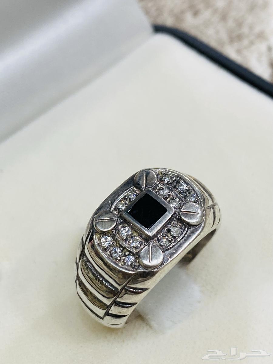 خاتم فضة رجالي إيطالي عيار 925 راقي64435984270083112
