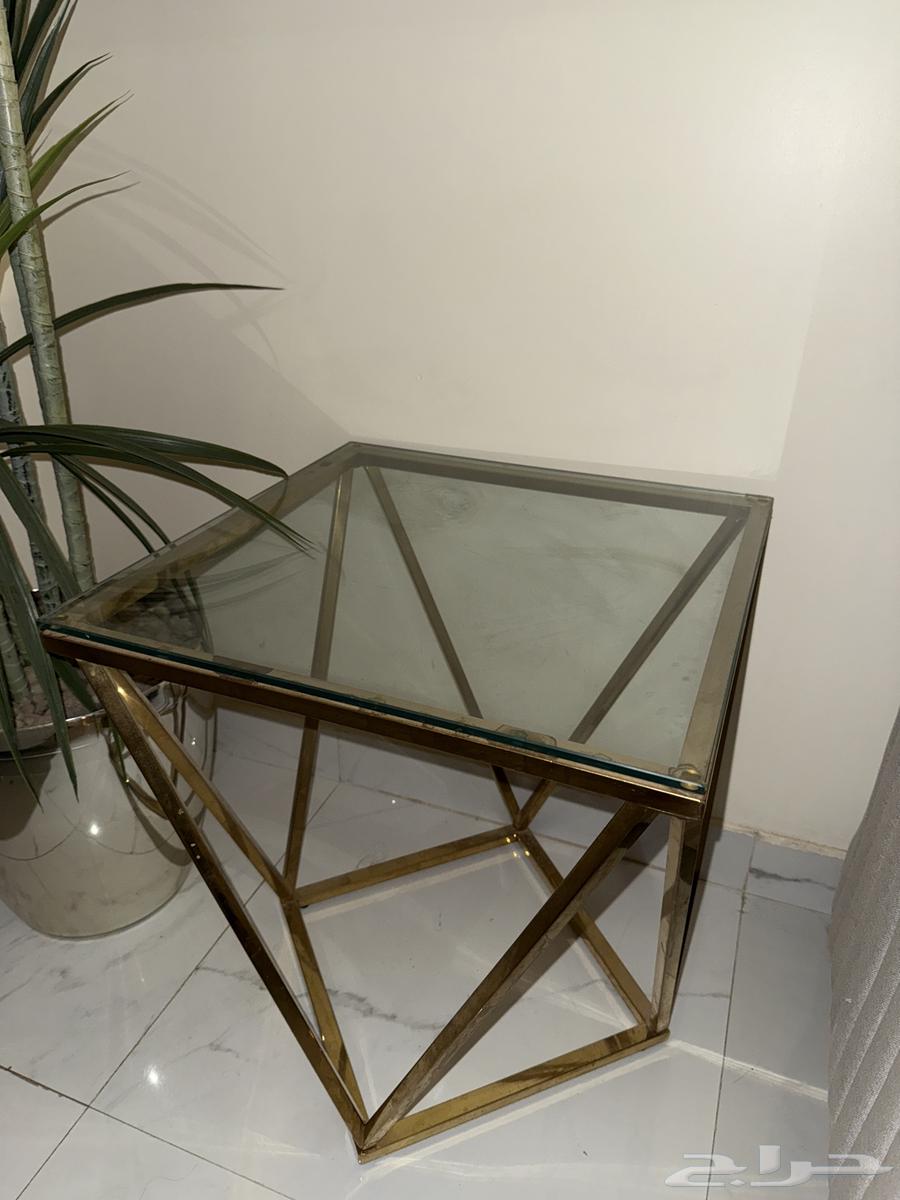 seven pieces of sofa and three tables and a fireplace64433740017922114