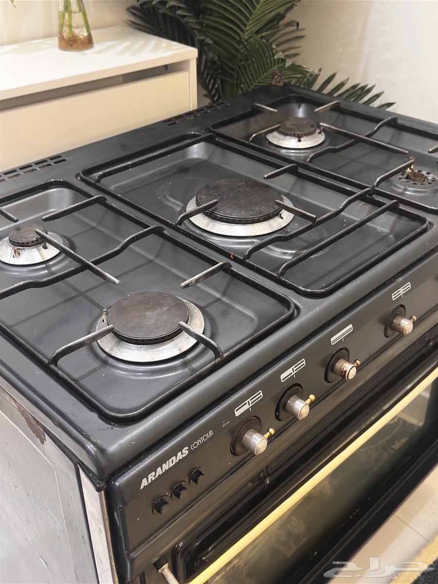 موقد فرن عيون غاز إيطالي و أنبوبين غاز نظيف64434197109122111