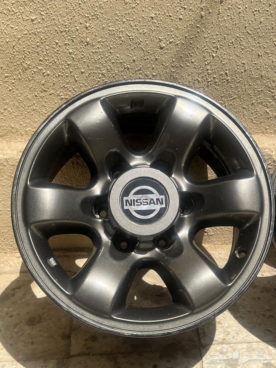 جنوط نيسان باترول اصلي 5 حبات بدون كفرات64436293144065111