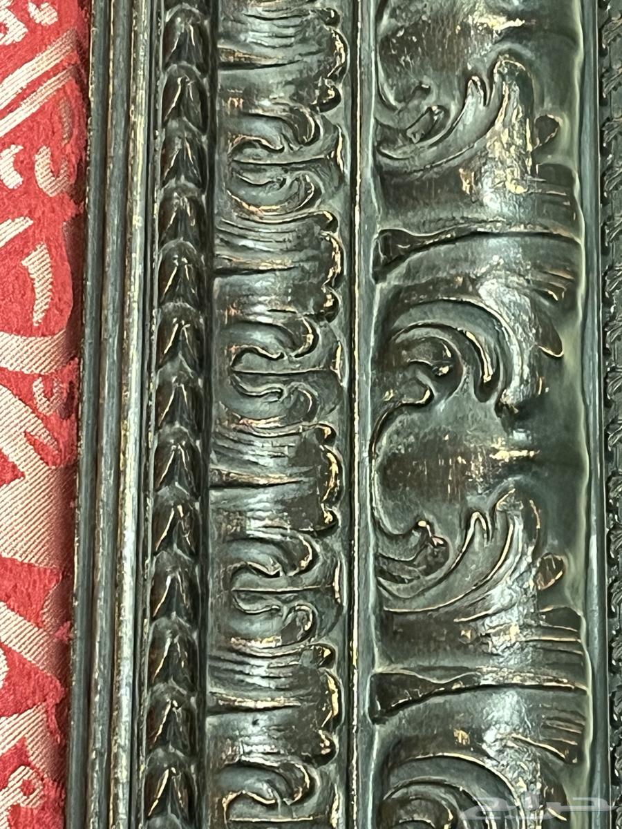 لوحة الكسوة الحمراء الداخلية للكعبة مع برواز64433553000449114