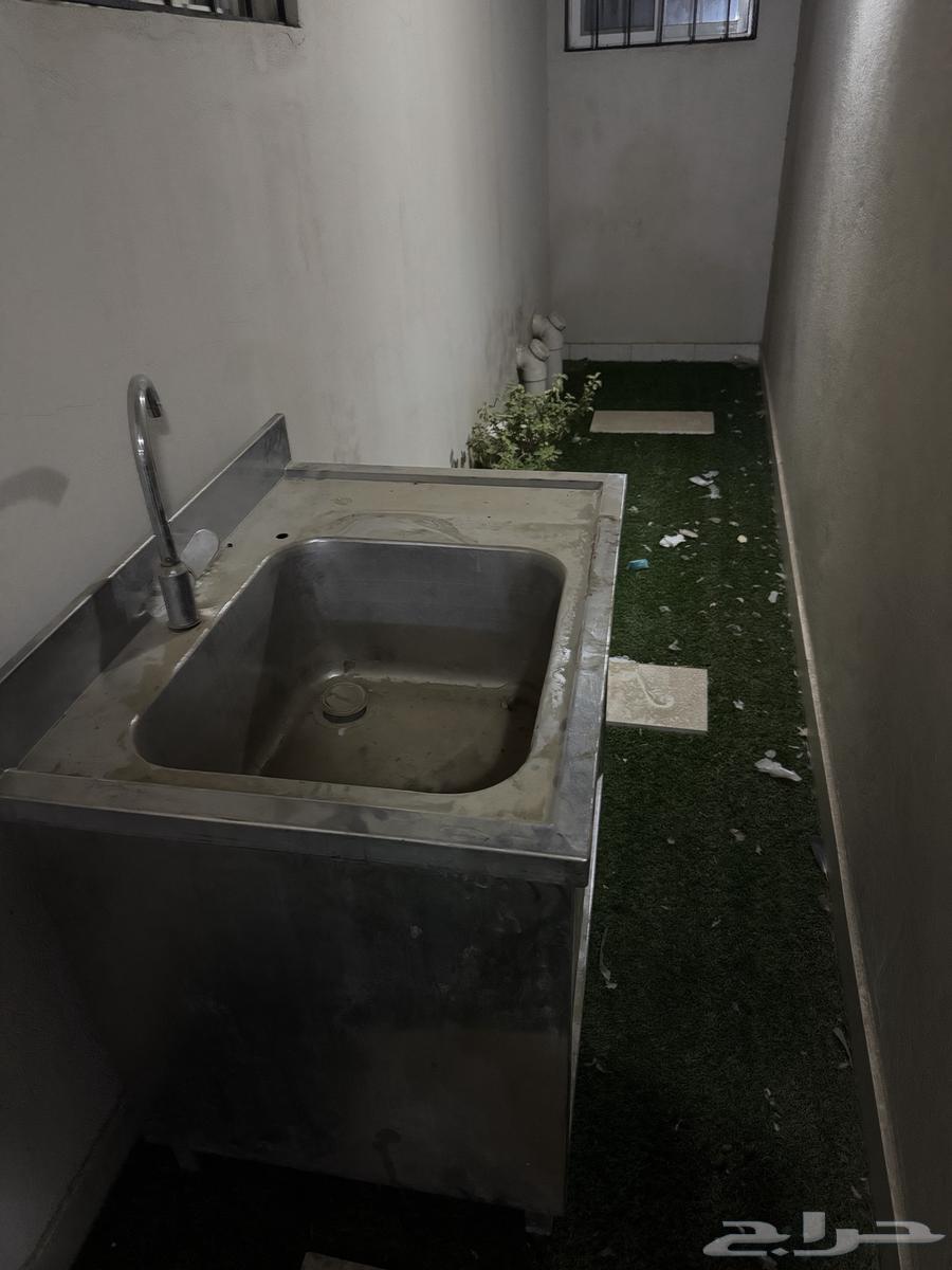 مغسله استيل حوض واحد شبه جديده64439486528001110