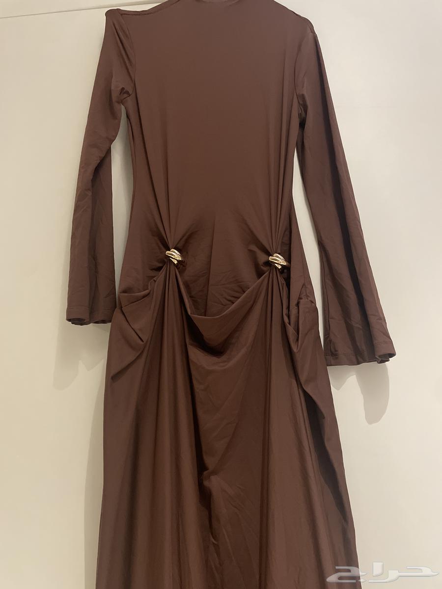 فستان جديد للبيع لون بني جميل S64439486535554111