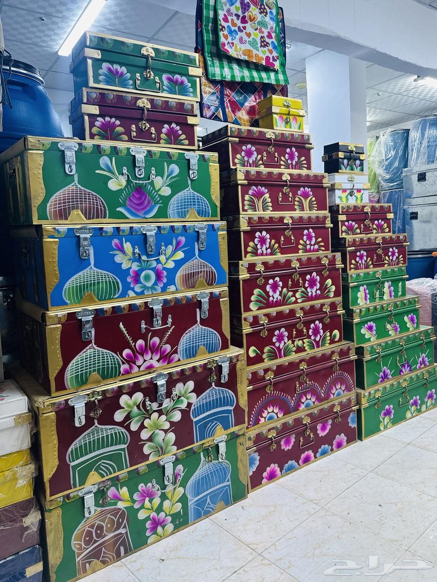 شنط حديد ملونه بمقاسات متنوعه64441280776961110