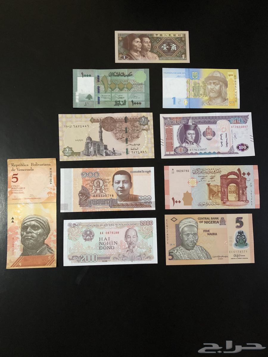 مجموعه عملات لعشره دول مختلفة64434945554691110
