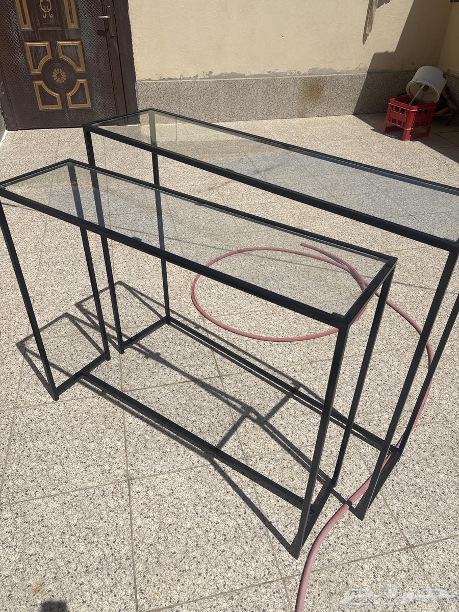 طاولتين اثاث للبيع مستعجل64436749378563110