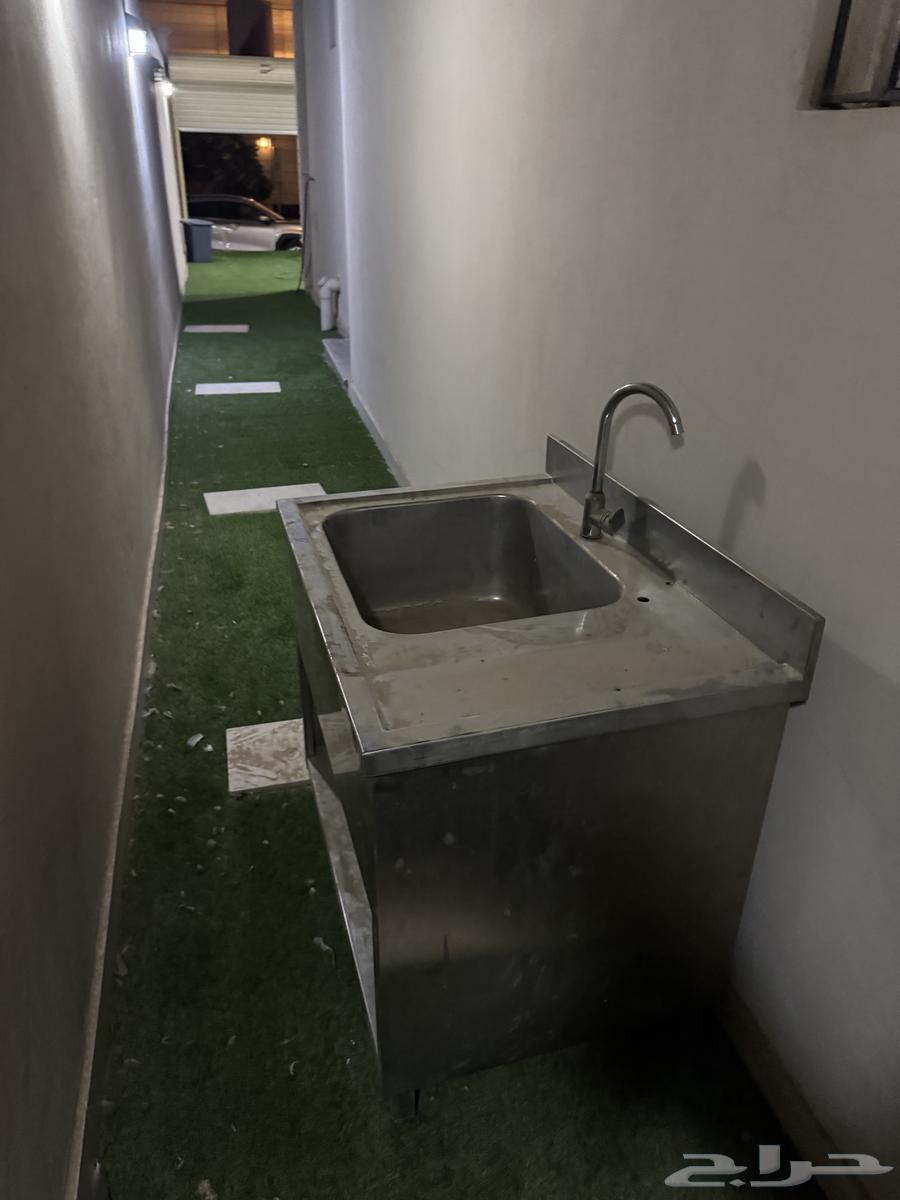 مغسله استيل حوض واحد شبه جديده64439486528001112