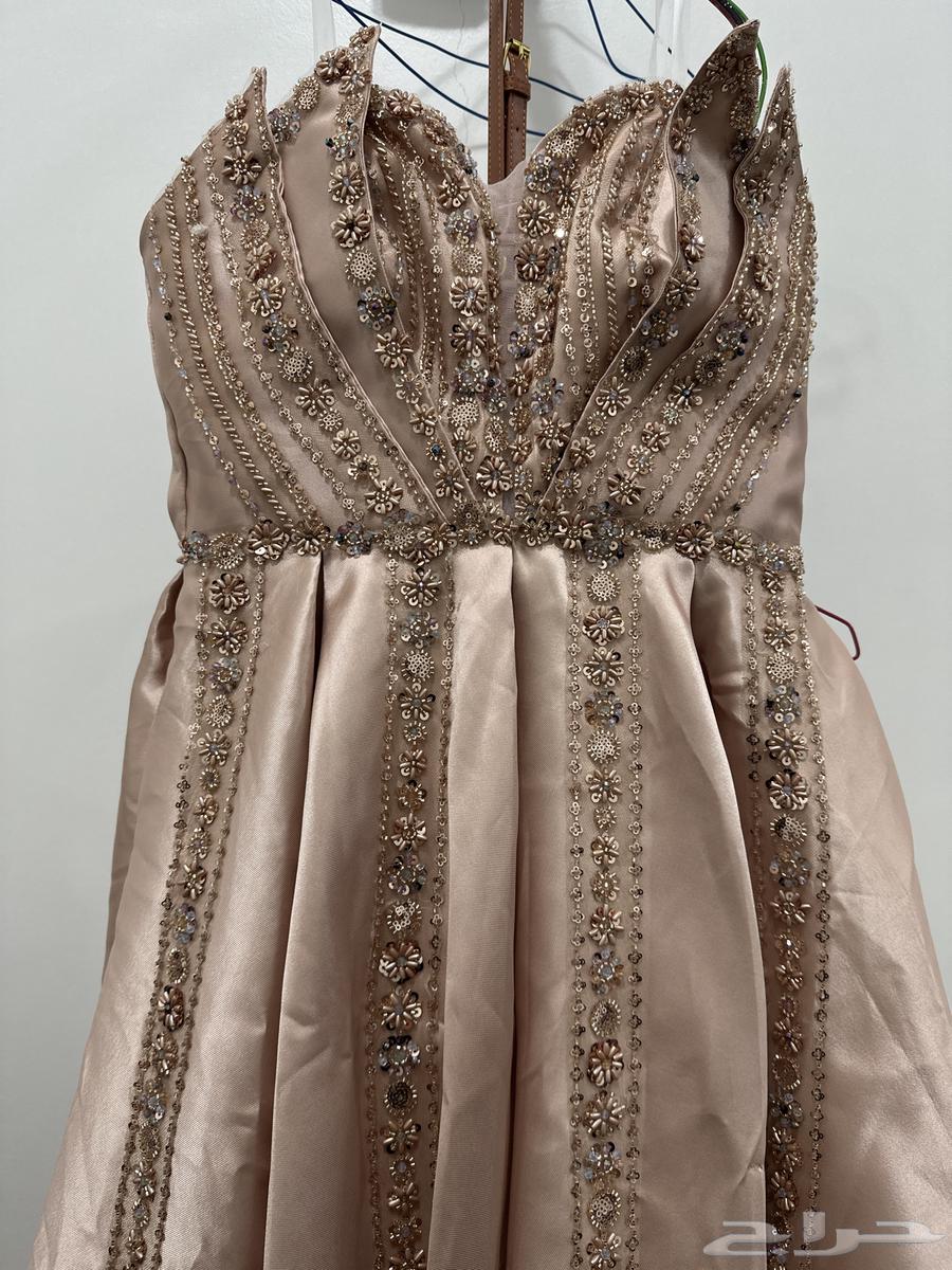 فستان مناسبات فخم غير ملبوس نهائي يلبس سمول ومديم ولارج64439185830147112