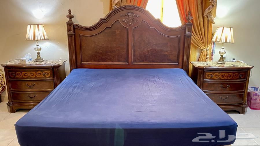 هابيتات غرفة نوم كلاسيكية خشب امريكي فاخرة64440752321794110