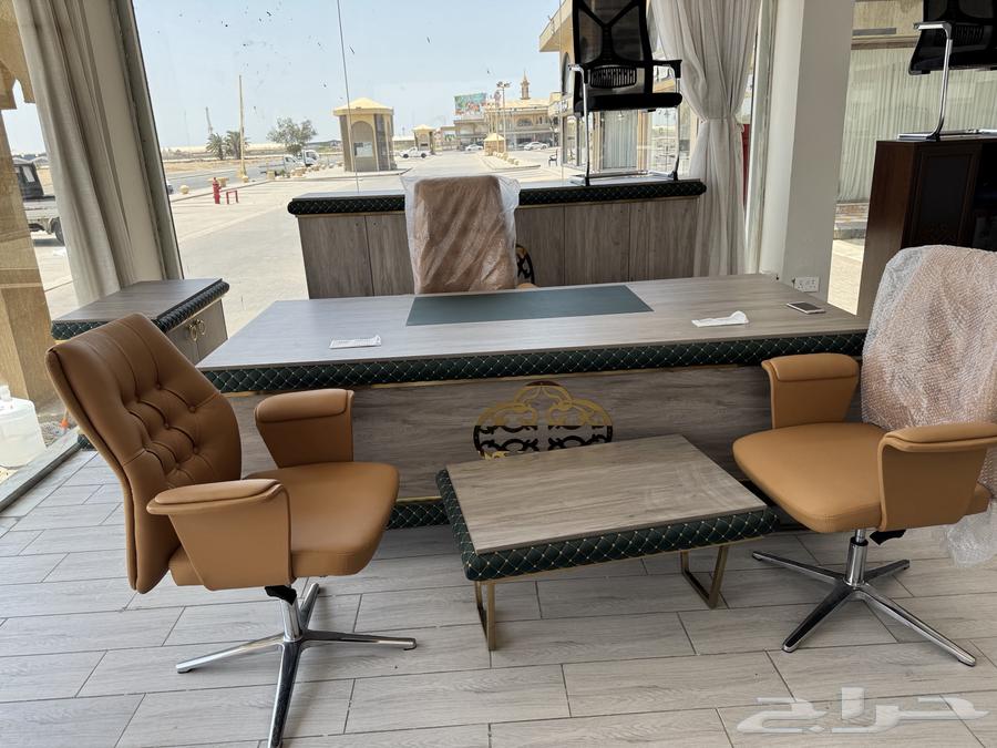 New modern luxury office set with luxurious leather sofa set for 5 and 7 people64435625415683112