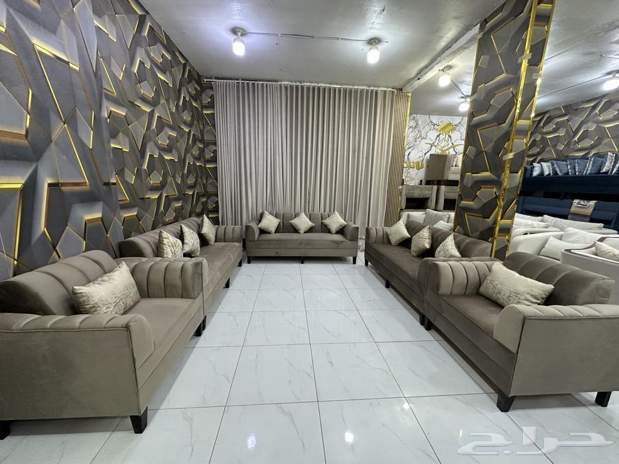 عروض على الكنبات الجديده الجاهز 11نفر64436333466369111