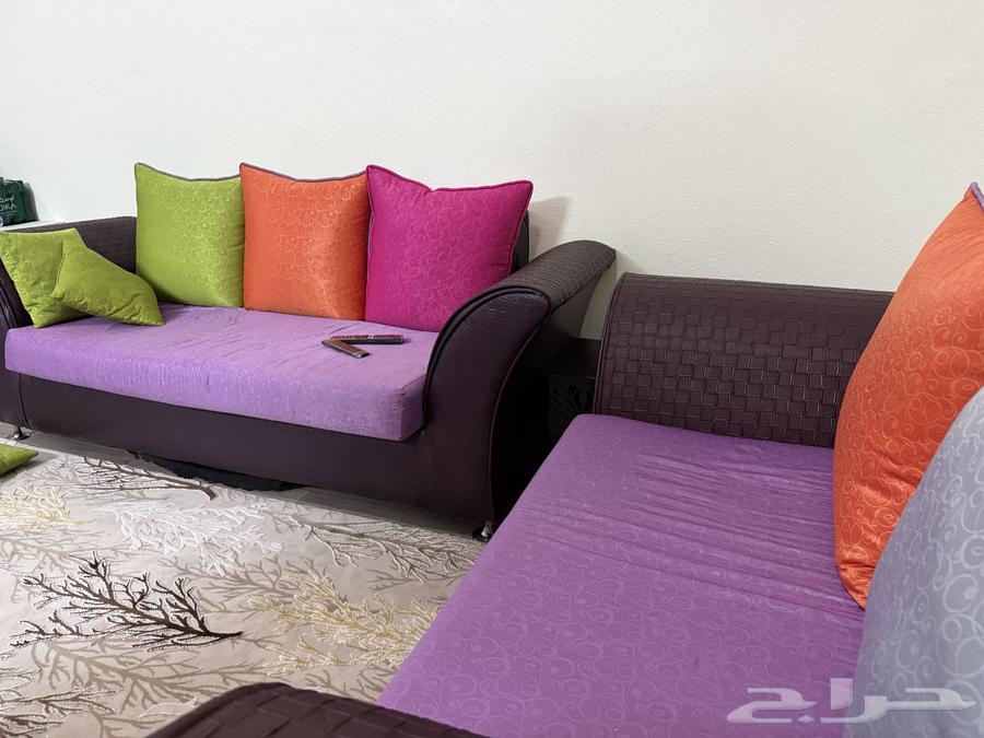 كنب 3 قطع بعدد 7 اشخاص نظيف جدا64439932573826110