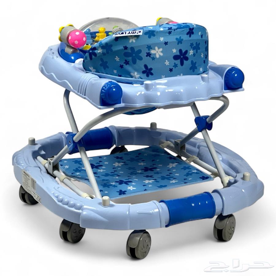 مشاية وكرسي هزاز 2 في 1 - مشايه مواليد مع العاب وموسيقى64441090005891114