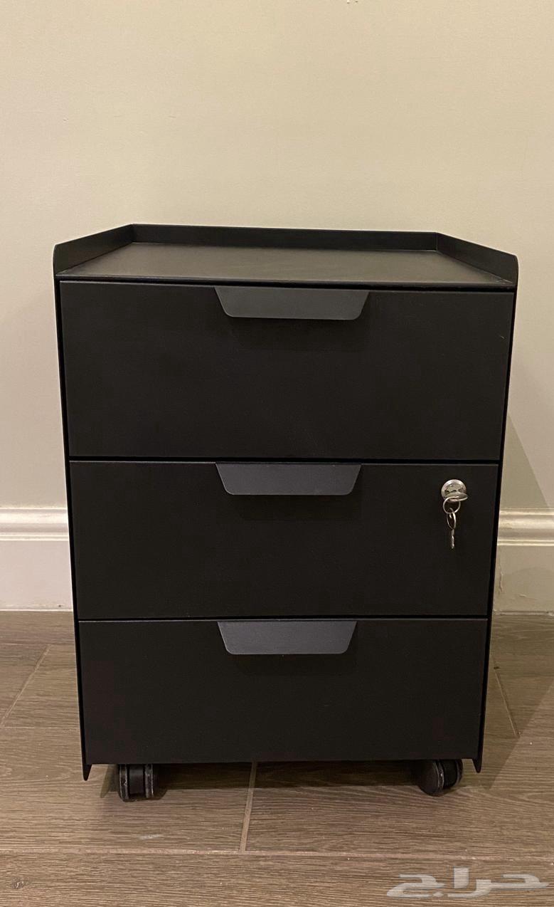 خزانه حديد ايكيا لون اسود جديده64436266319873110