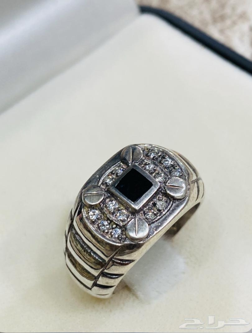 خاتم فضة رجالي إيطالي عيار 925 راقي64435984270083110
