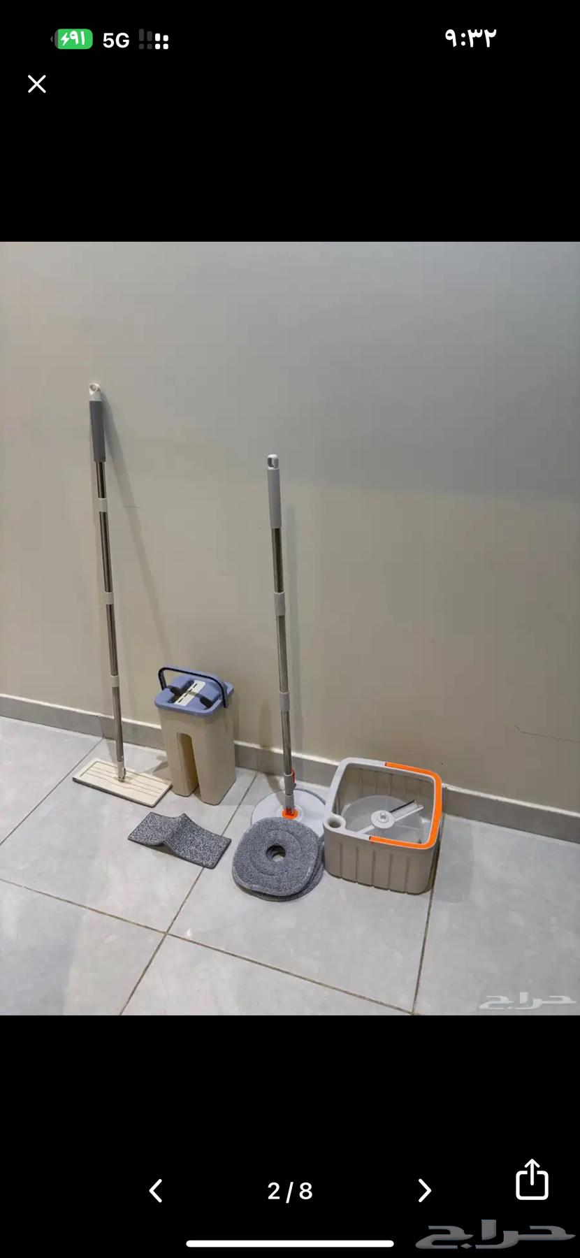 Owix Floor Cleaning Mop and Rectangular Mop with Their Accessories64434537903362111