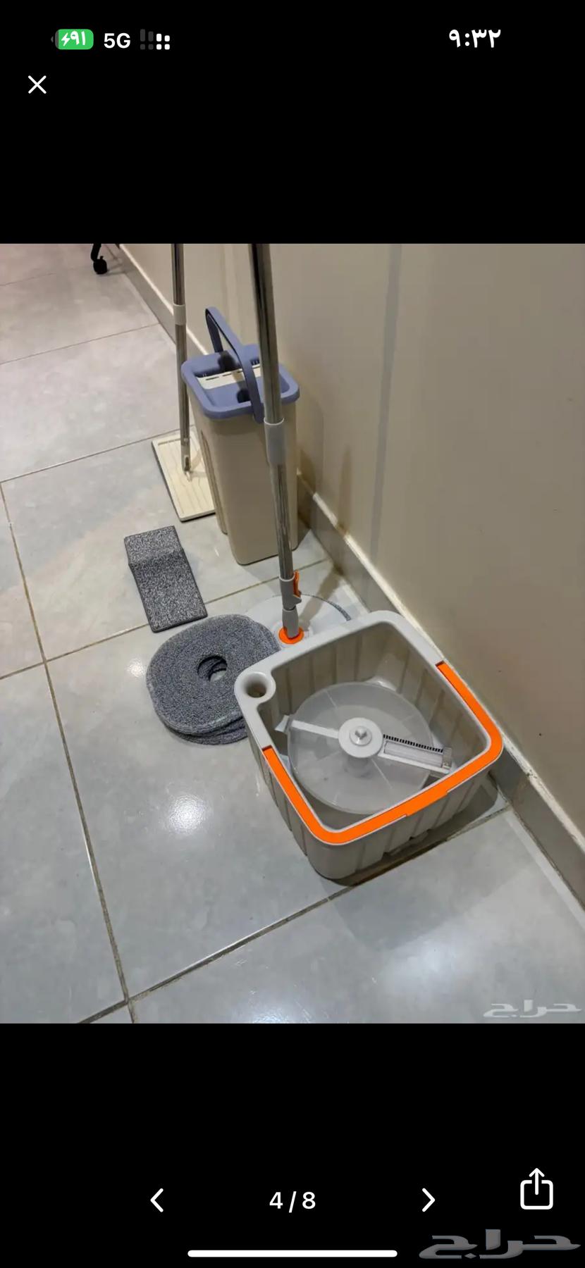 Owix Floor Cleaning Mop and Rectangular Mop with Their Accessories64434537903362113