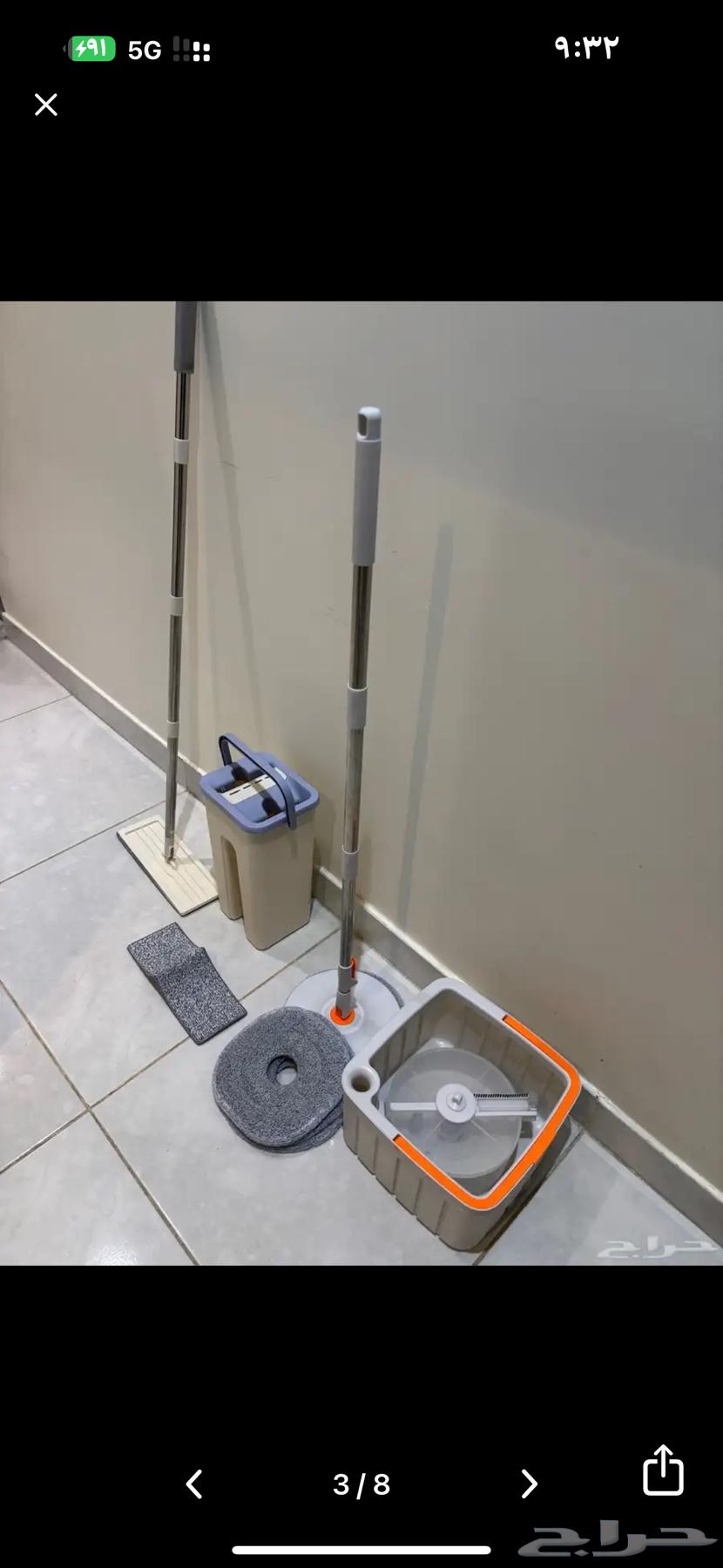 Owix Floor Cleaning Mop and Rectangular Mop with Their Accessories64434537903362112