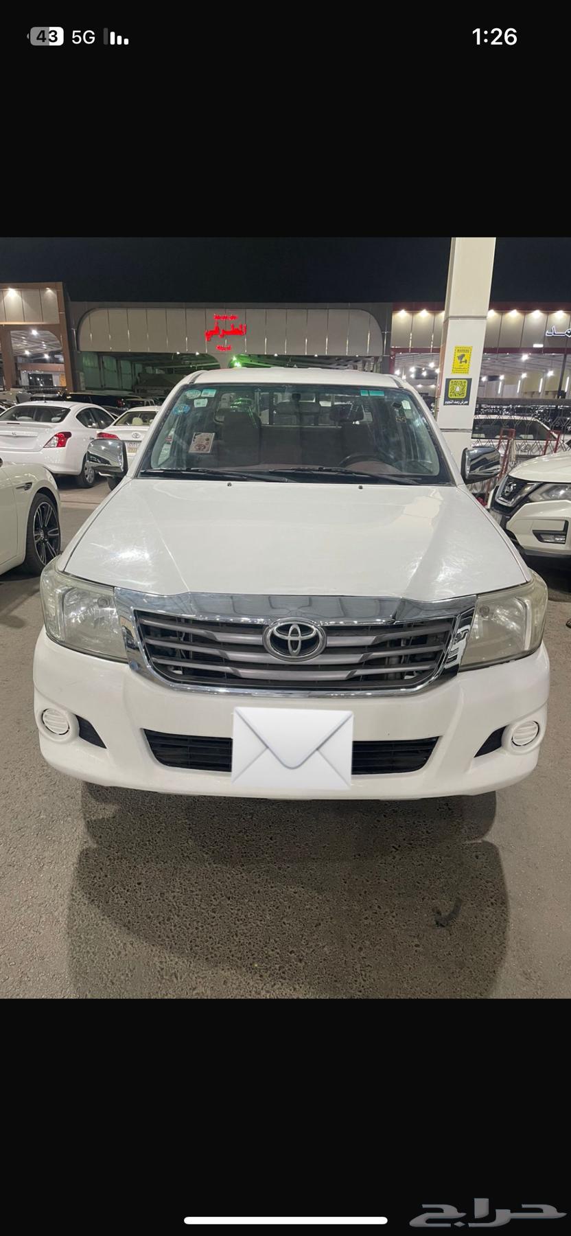 للبيع هايلوكس2012 GLX وآرد عبدالوهاب اليحي مالك واحد64593423440129110