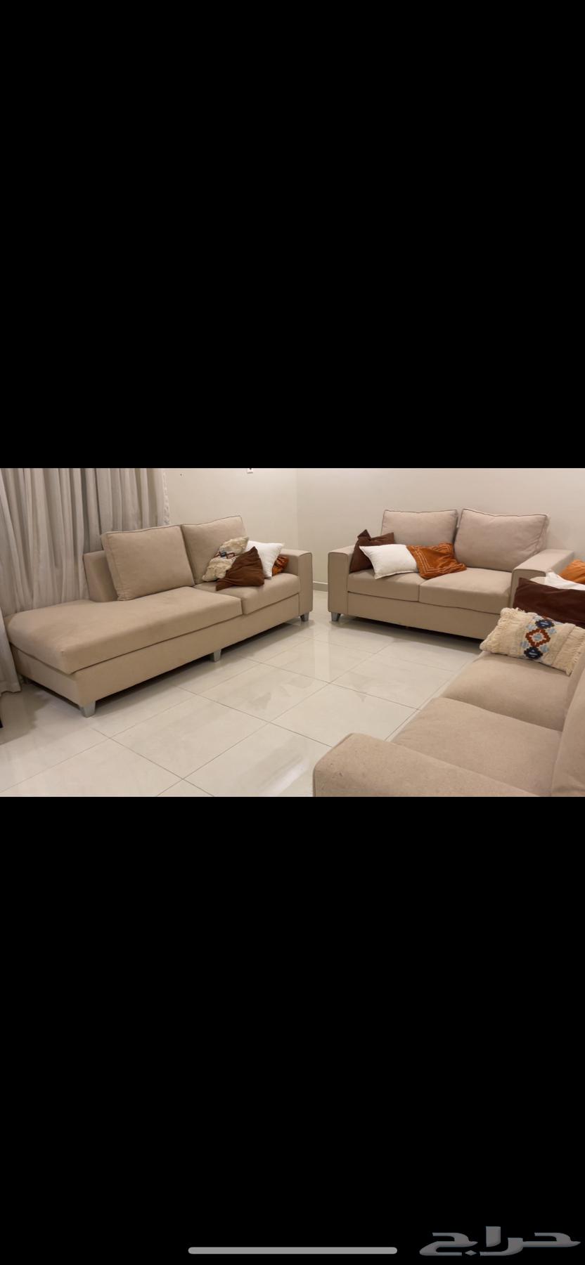 كنب للبيع نظف وجيد64437409557123111