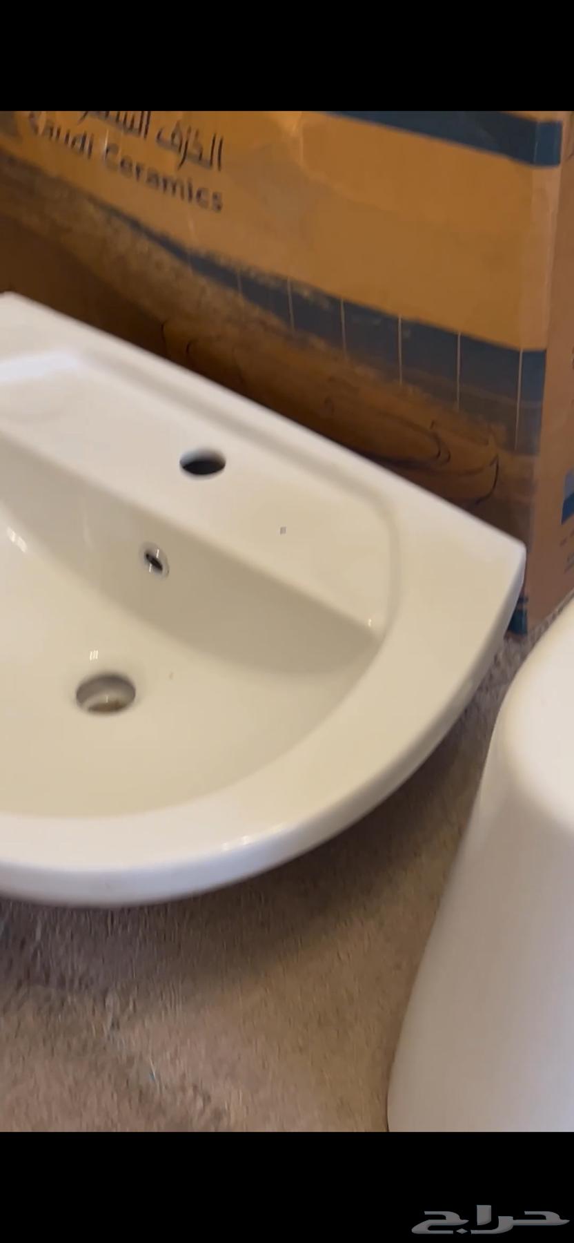 مغاسل من الخزف السعودي جديده بكرتونها64435768434690111