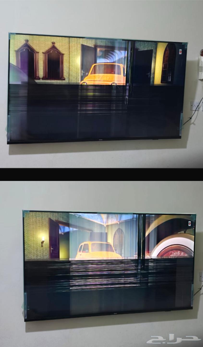 شاشة philips 65 بوصه مكسوره64435997655939110