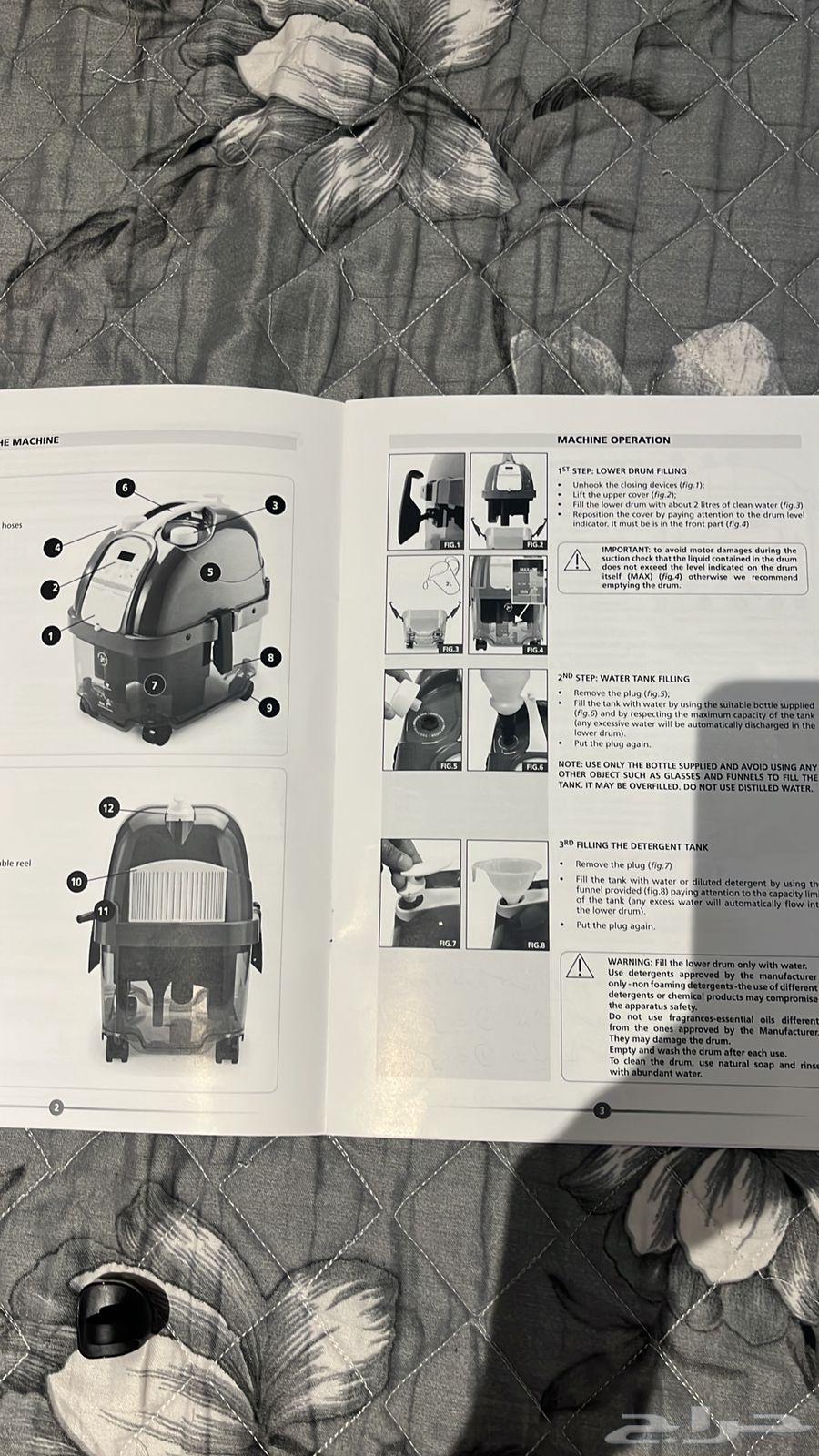 A vacuum that washes everything, used and very clean64438659023489112