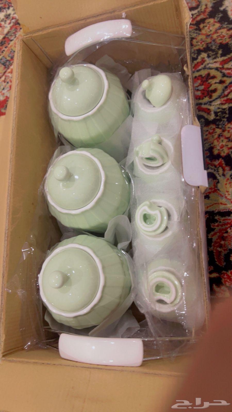 Soup bowl set in two sizes, spice container set64439375558785112