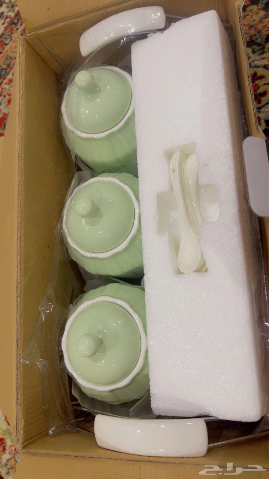 Soup bowl set in two sizes, spice container set64439375558785113