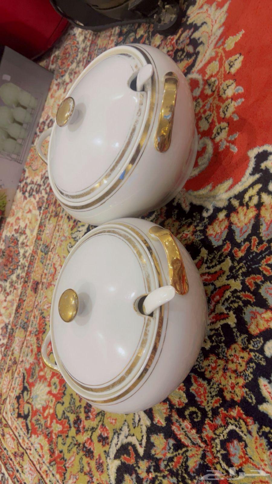 Soup bowl set in two sizes, spice container set64439375558785111