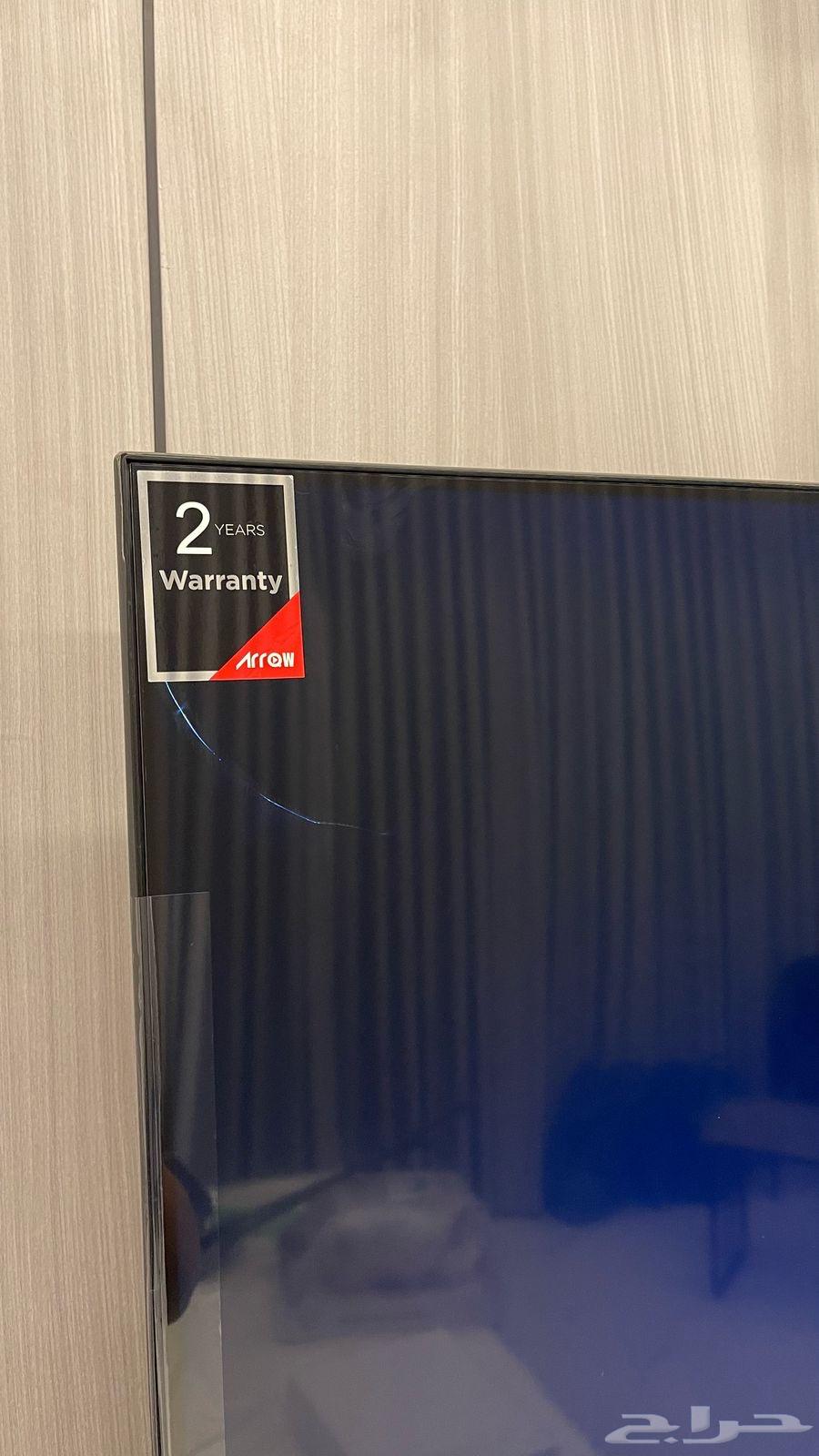 شاشه 55 بوصه جديده يوجد فيها كسر64436279702530110