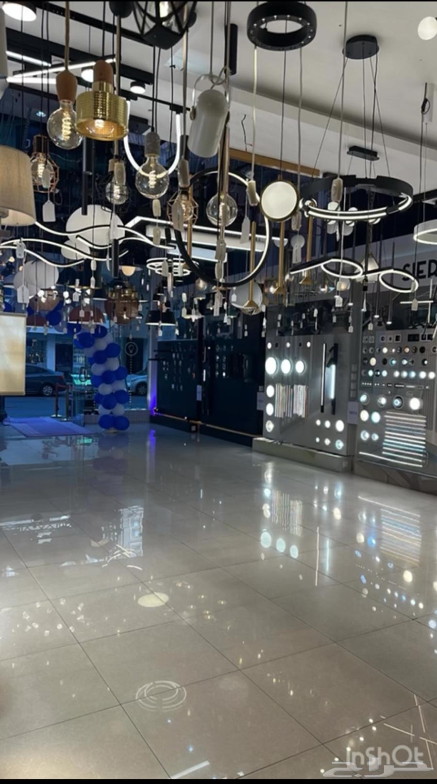 البيع الديكورات المحل بالثريات والاناره64447573842946113