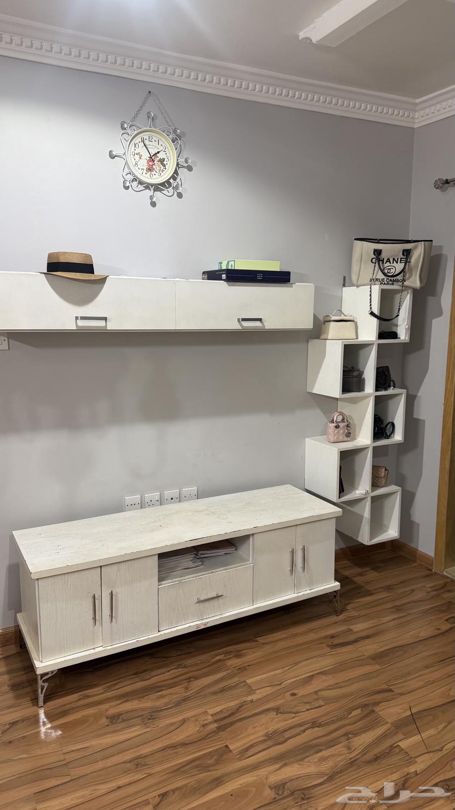 مكتبه كامله خشب أوك 370ريال بس64445933003138110