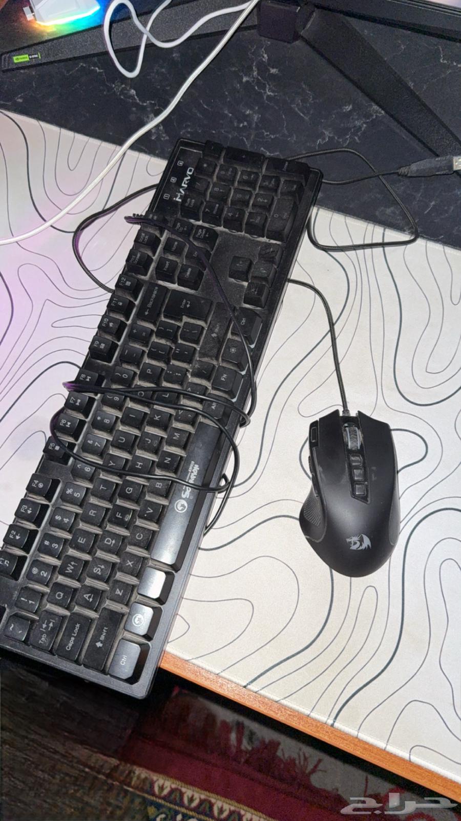 ماوس وكيبورد قيمنق للبيع64447296462851110
