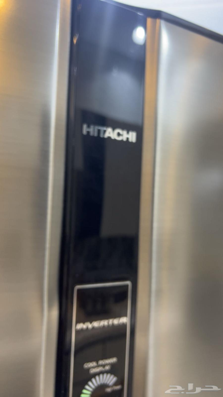ثلاجة هيتاشي 700 لتر إنفيرتر- باب علوي باب سفلي64448103208834111
