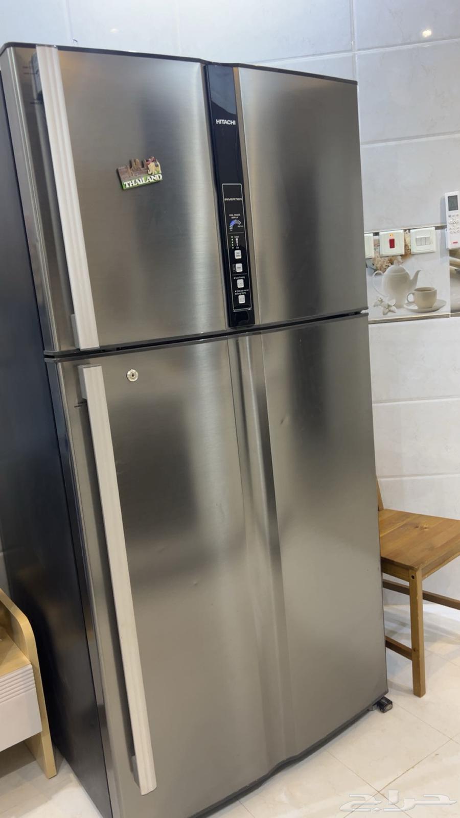 ثلاجة هيتاشي 700 لتر إنفيرتر- باب علوي باب سفلي64448103208834110