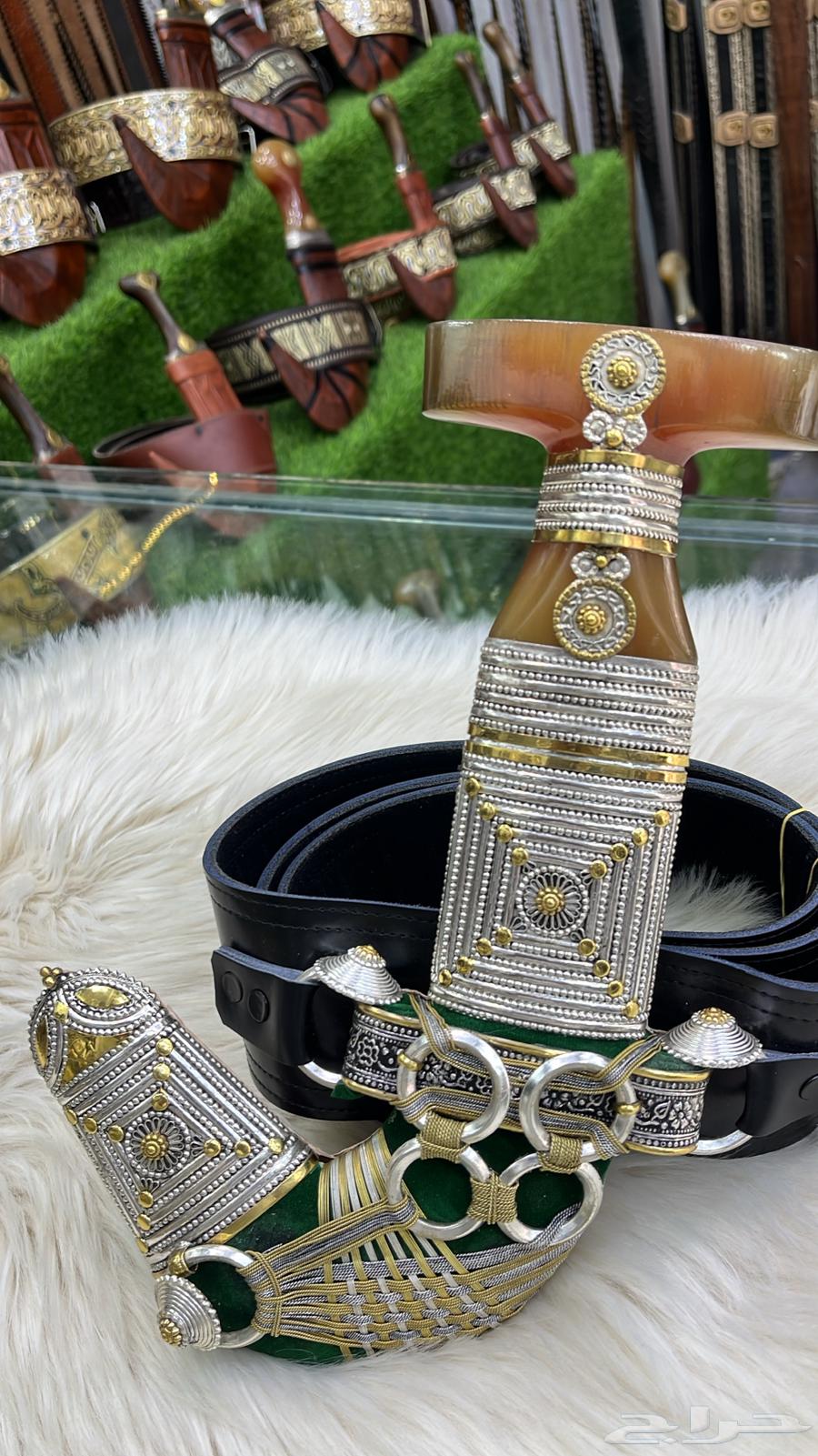 خنجر فضة حك زراف64444795256706111